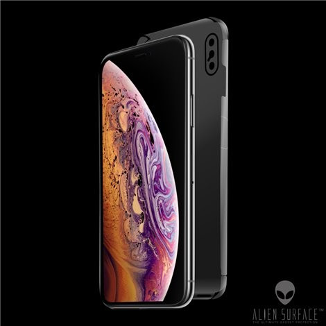 Folie alien surface hd, iphone xs max, fata,spate,laterale + alien fiber cadou