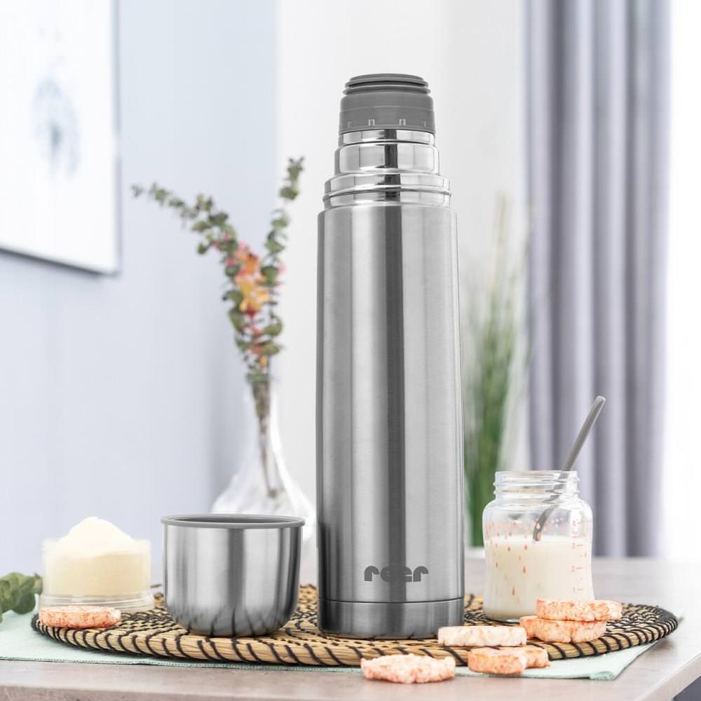 Sticla termos din otel inoxidabil vidat pure, 700 ml, reer