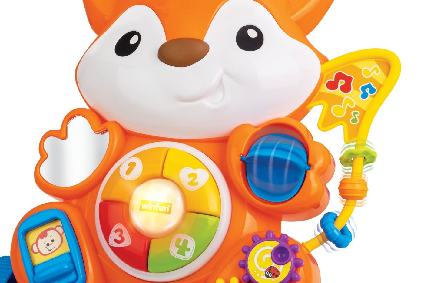 Antemergator vulpe cu lumini si sunete winfun