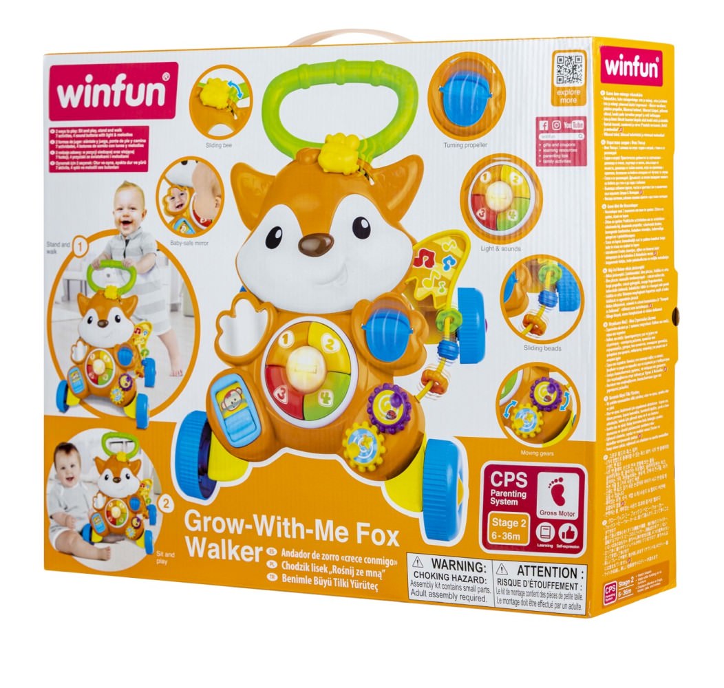 Antemergator vulpe cu lumini si sunete winfun