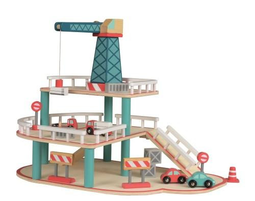 Garaj cu macara si vehicule, egmont toys