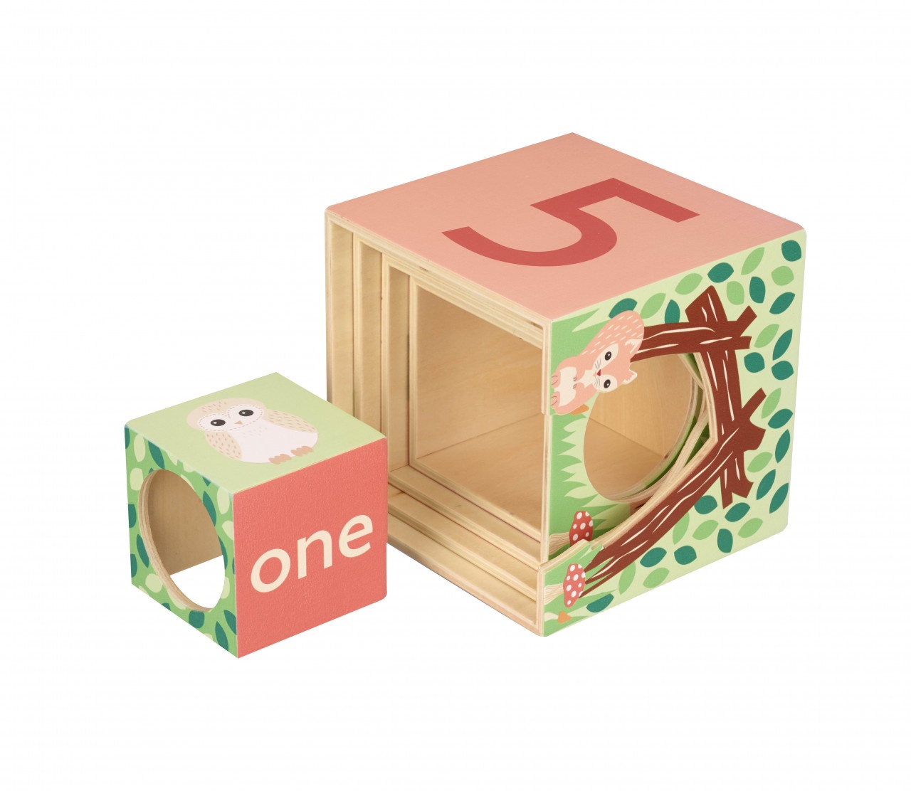 Cuburi de stivuit, orange tree toys