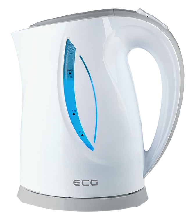 Resigilat - cana electrica fierbator ecg rk 1758 gri, 1,7 l, 2000 w, plastic de