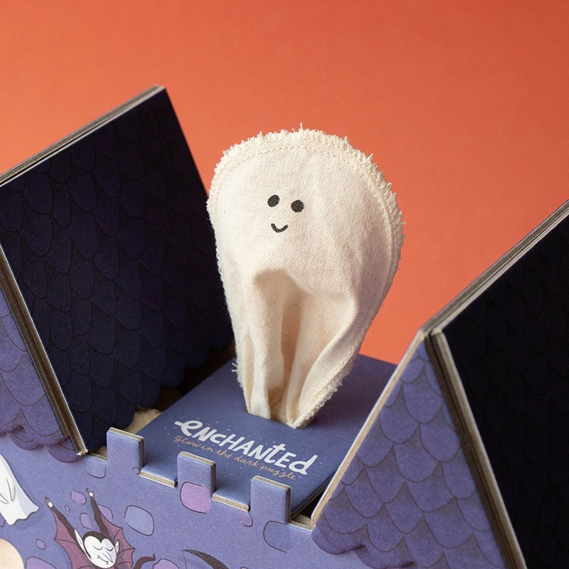 Puzzle reversibil castelul bantuit, londji