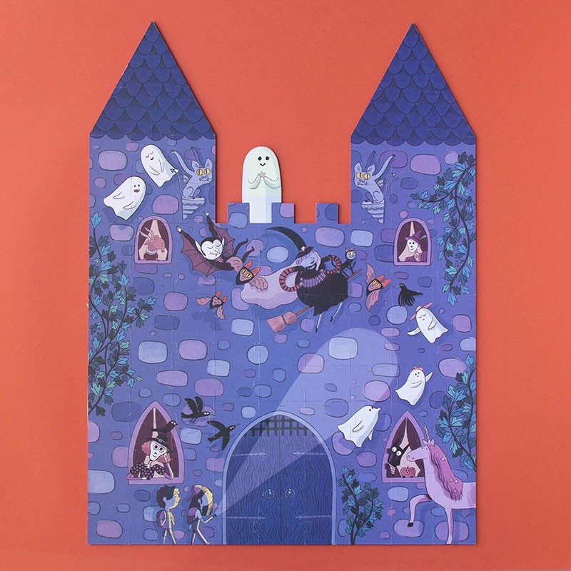 Puzzle reversibil castelul bantuit, londji