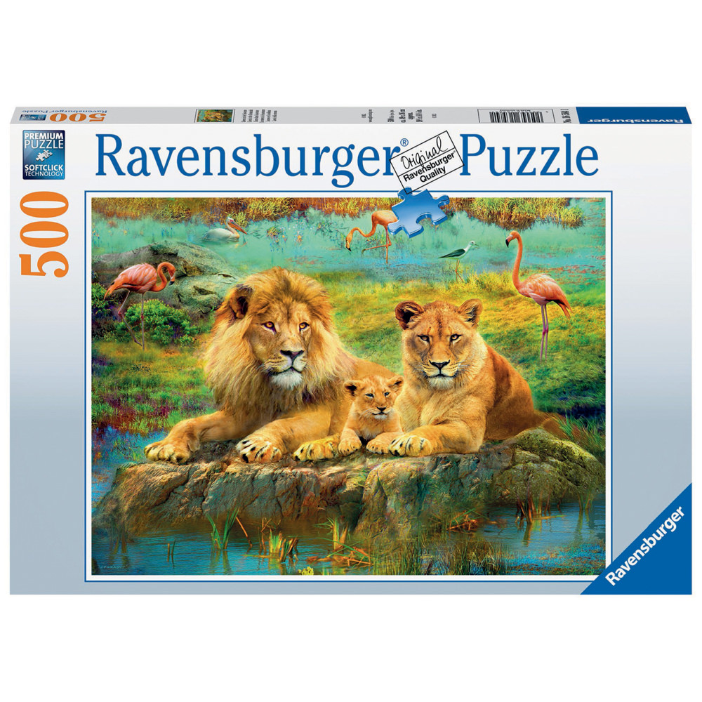 Puzzle familie de lei 500 piese