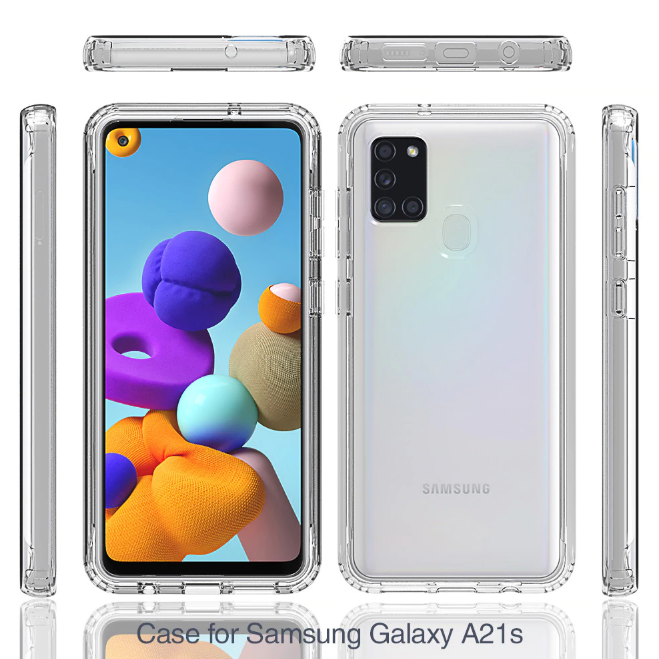 Husa full tpu 360° (fata + spate) compatibila samsung galaxy a50, transparent