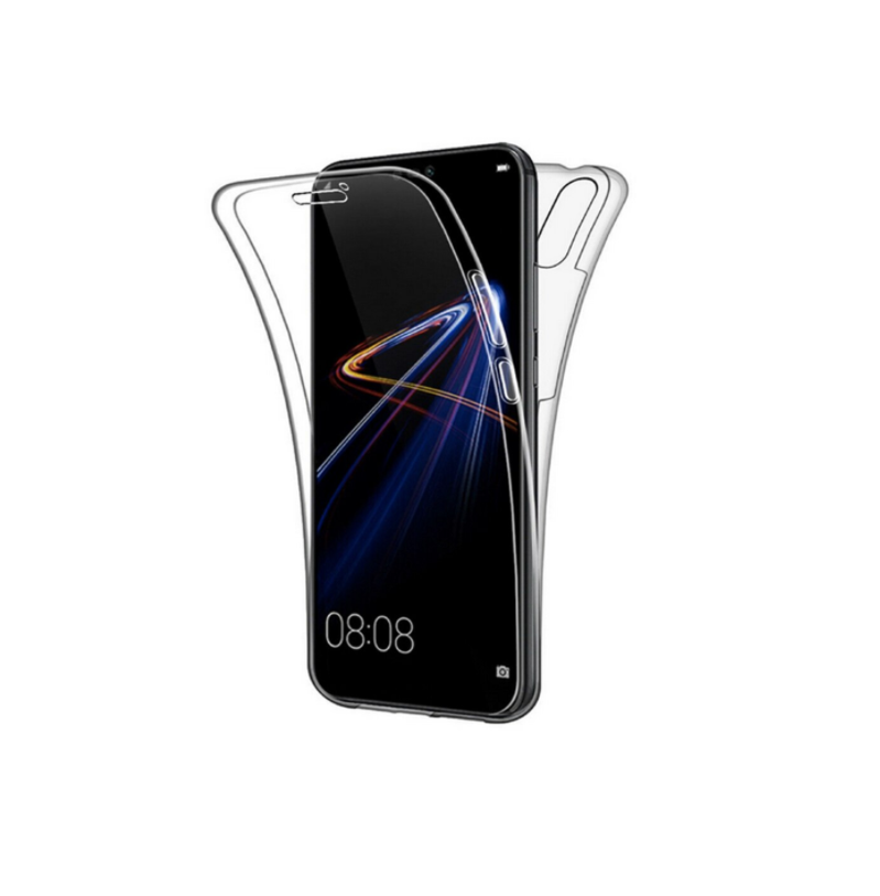 Husa 360° full cover pentru huawei p30 lite tpu , transparent