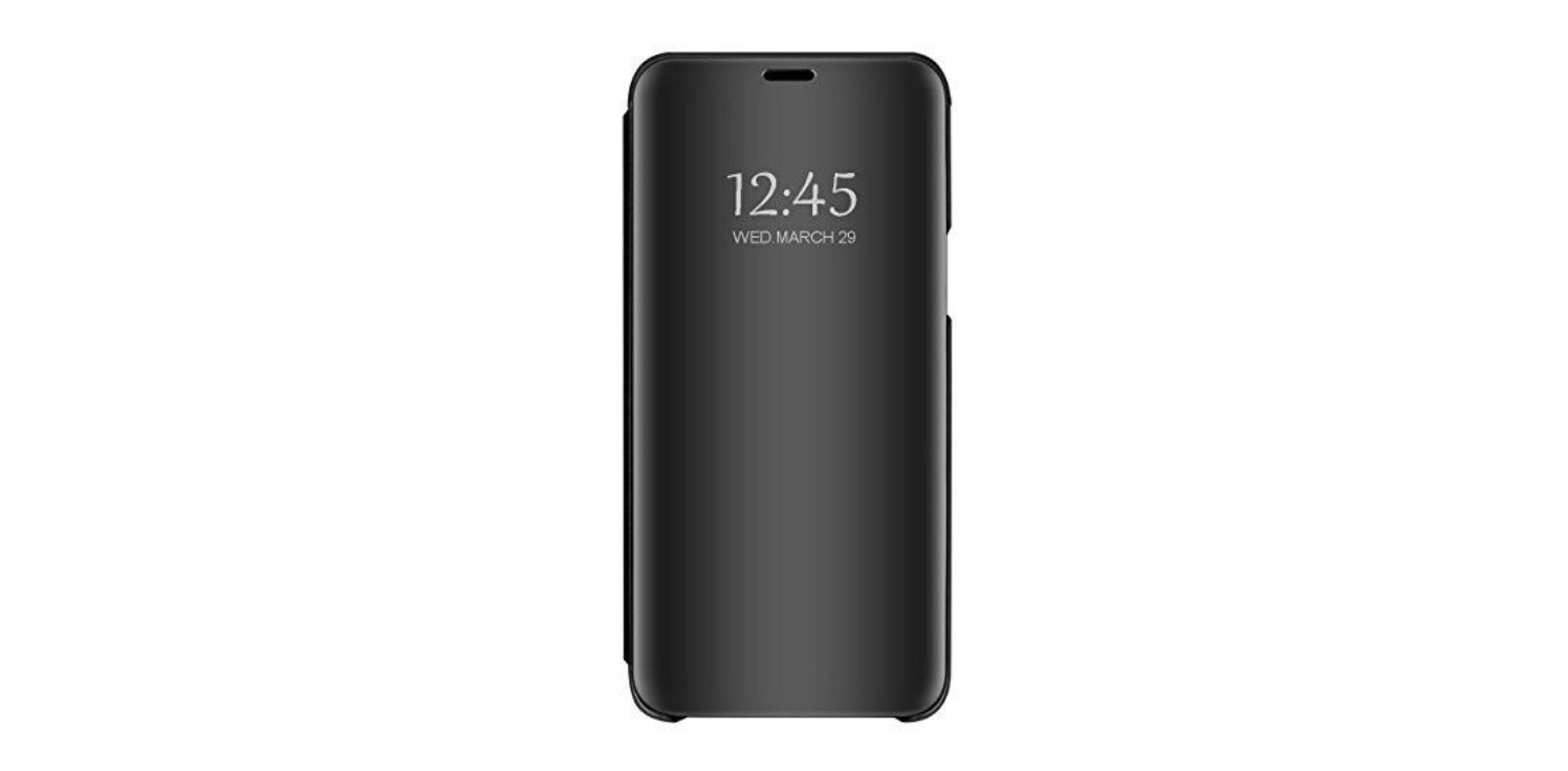 Husa clear view case, compatibila cu samsung galaxy s8, negru