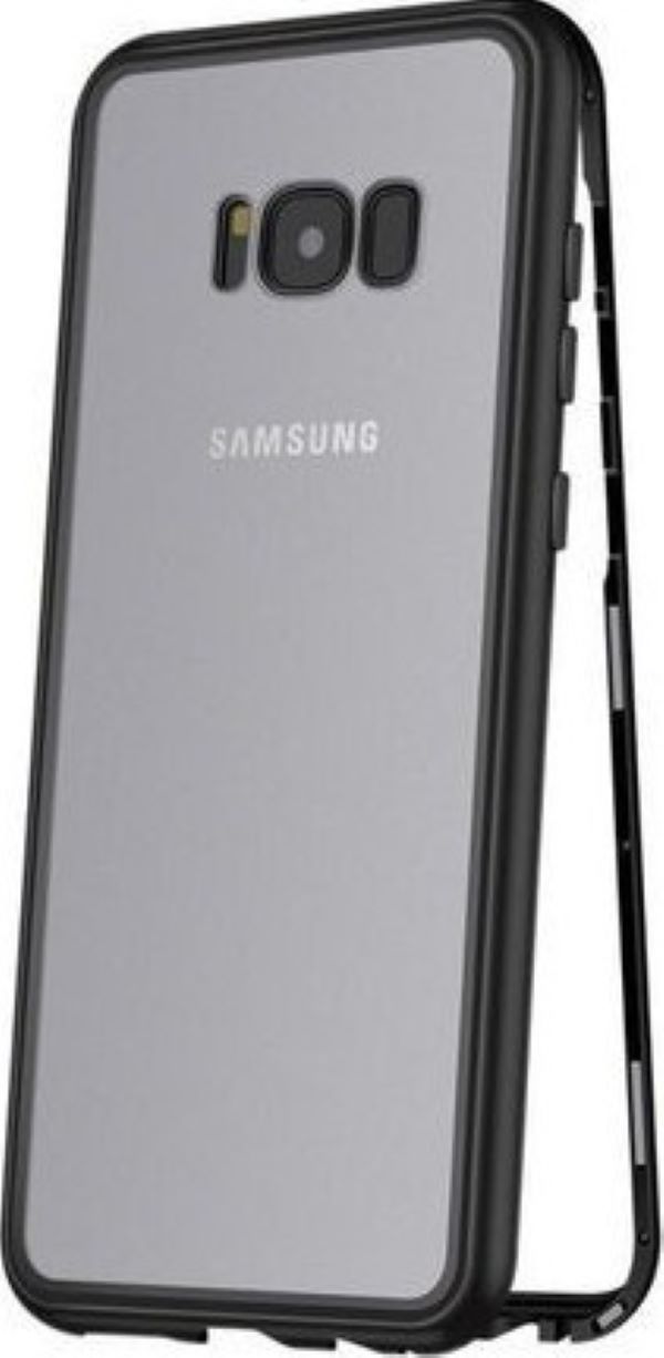 Husa de protectie pentru samsung galaxy s8 plus, negru-transparent