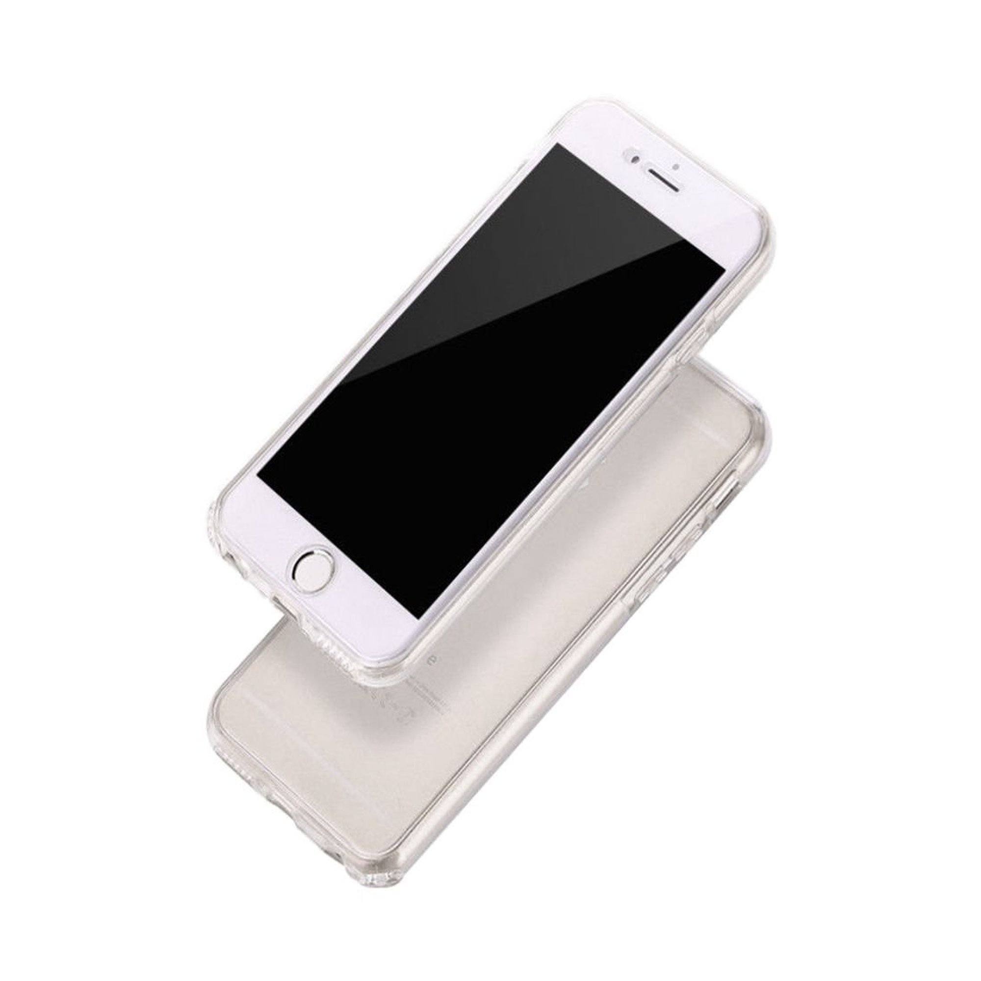 Husa iphone 7 plus / 8 plus silicon tpu 360 grade - transparent