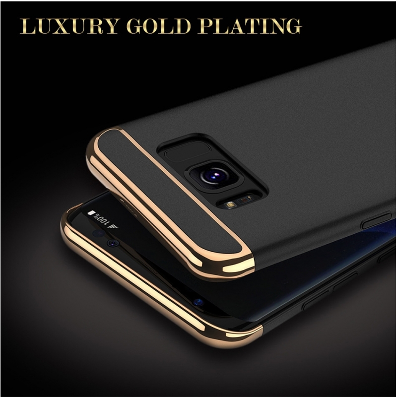 Husa telefon samsung s8 plus ofera protectie 3in1 ultrasubtire - black matte