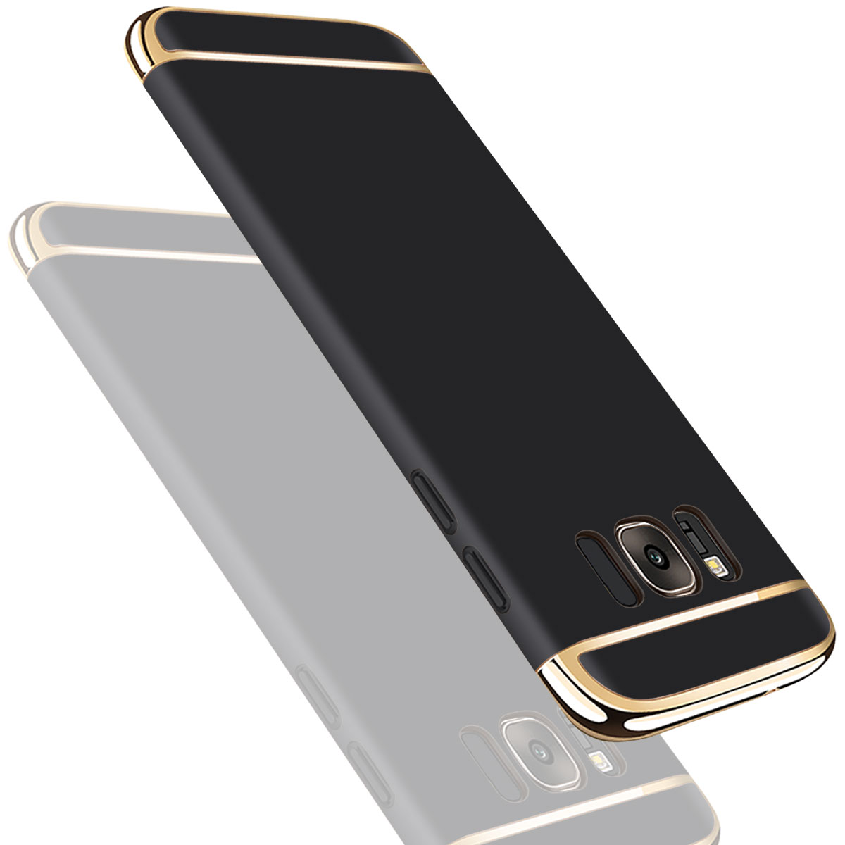 Husa telefon samsung s8 plus ofera protectie 3in1 ultrasubtire - black matte