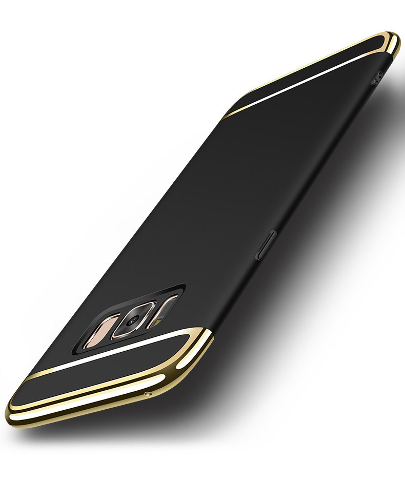 Husa telefon samsung s8 plus ofera protectie 3in1 ultrasubtire - black matte
