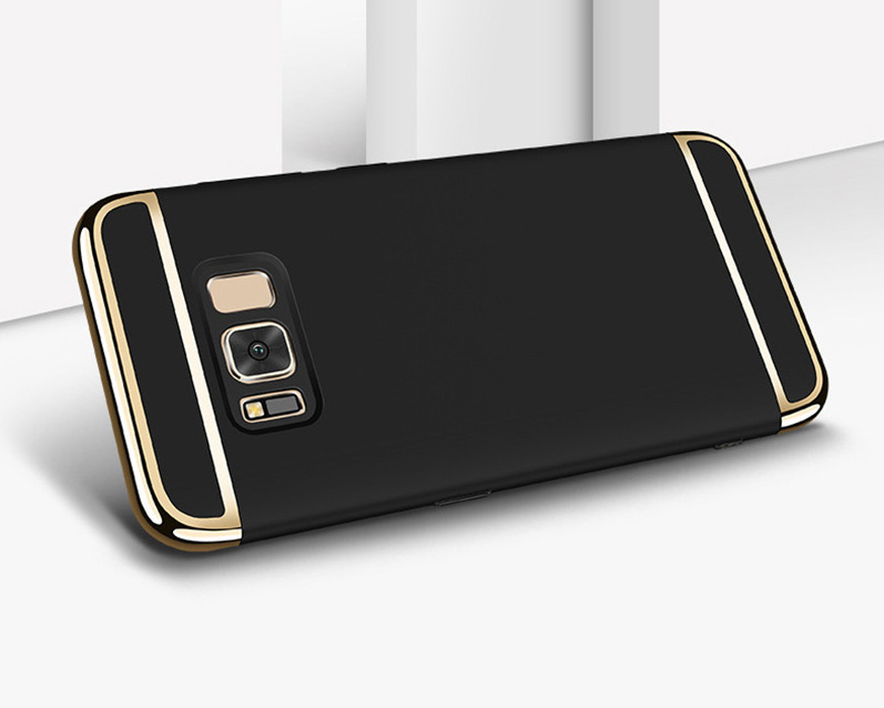 Husa telefon samsung s8 plus ofera protectie 3in1 ultrasubtire - black matte