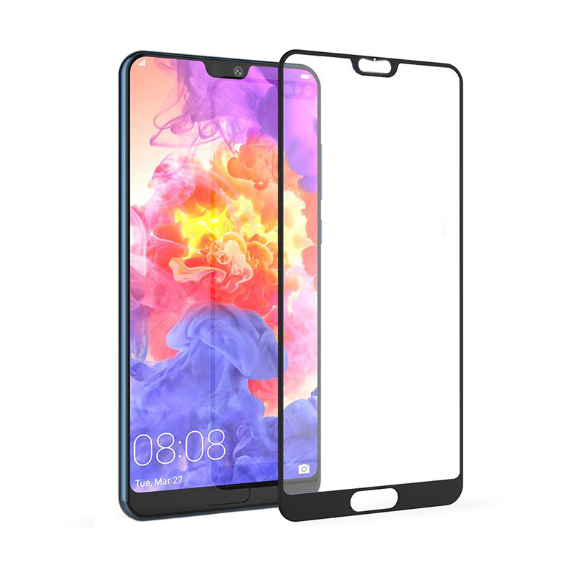 Folie sticla aisi 5d full glue huawei p20 pro - negru