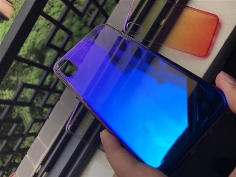 Husa huawei p20 lite, mystyle crystal blue cameleon gradient color changer