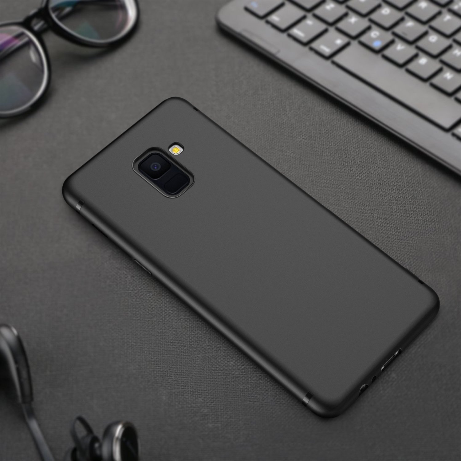 Husa pentru samsung galaxy a6 , mystyle perfect fit , black