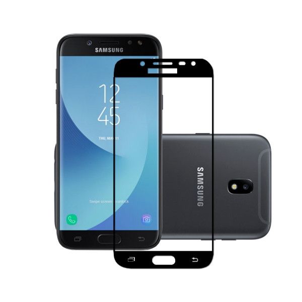 Set 2 folii de sticla pentru samsung galaxy j7 2017, mystyle 3d black