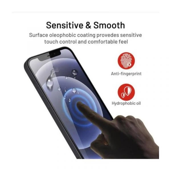 Folie protectie din sticla securizata 9h/hd pentru iphone 12 pro max