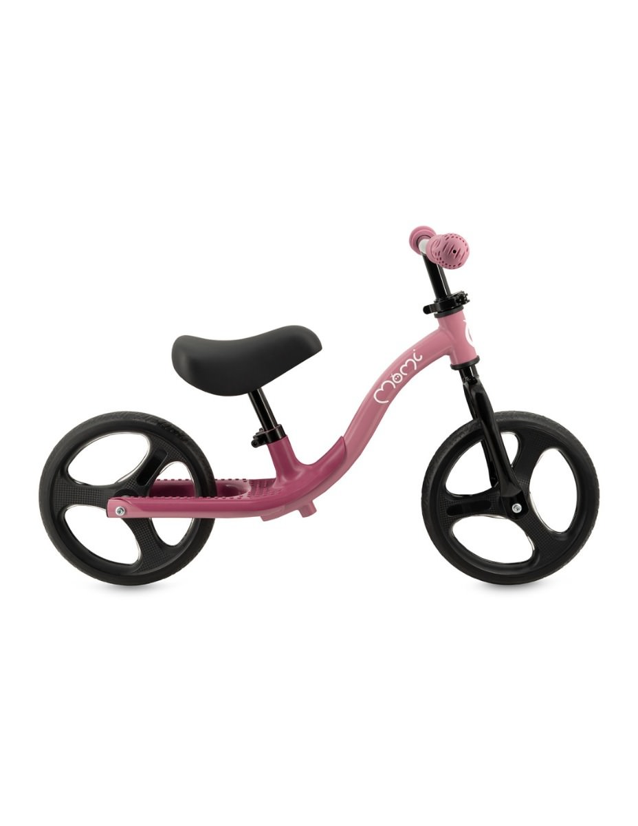 Bicicleta fara pedale cu roti led momi isoka pink