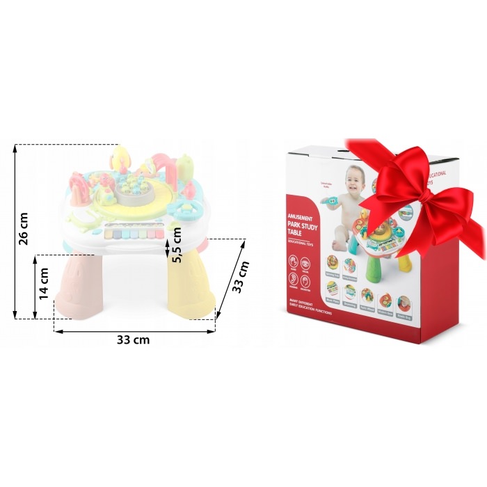 Masuta educationala cu sunete si jucarii ricokids rk-821