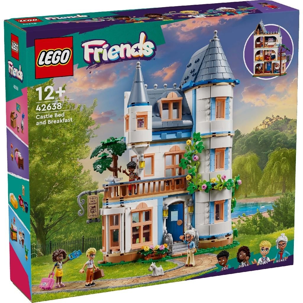 Lego friends castelul pensiune 42638