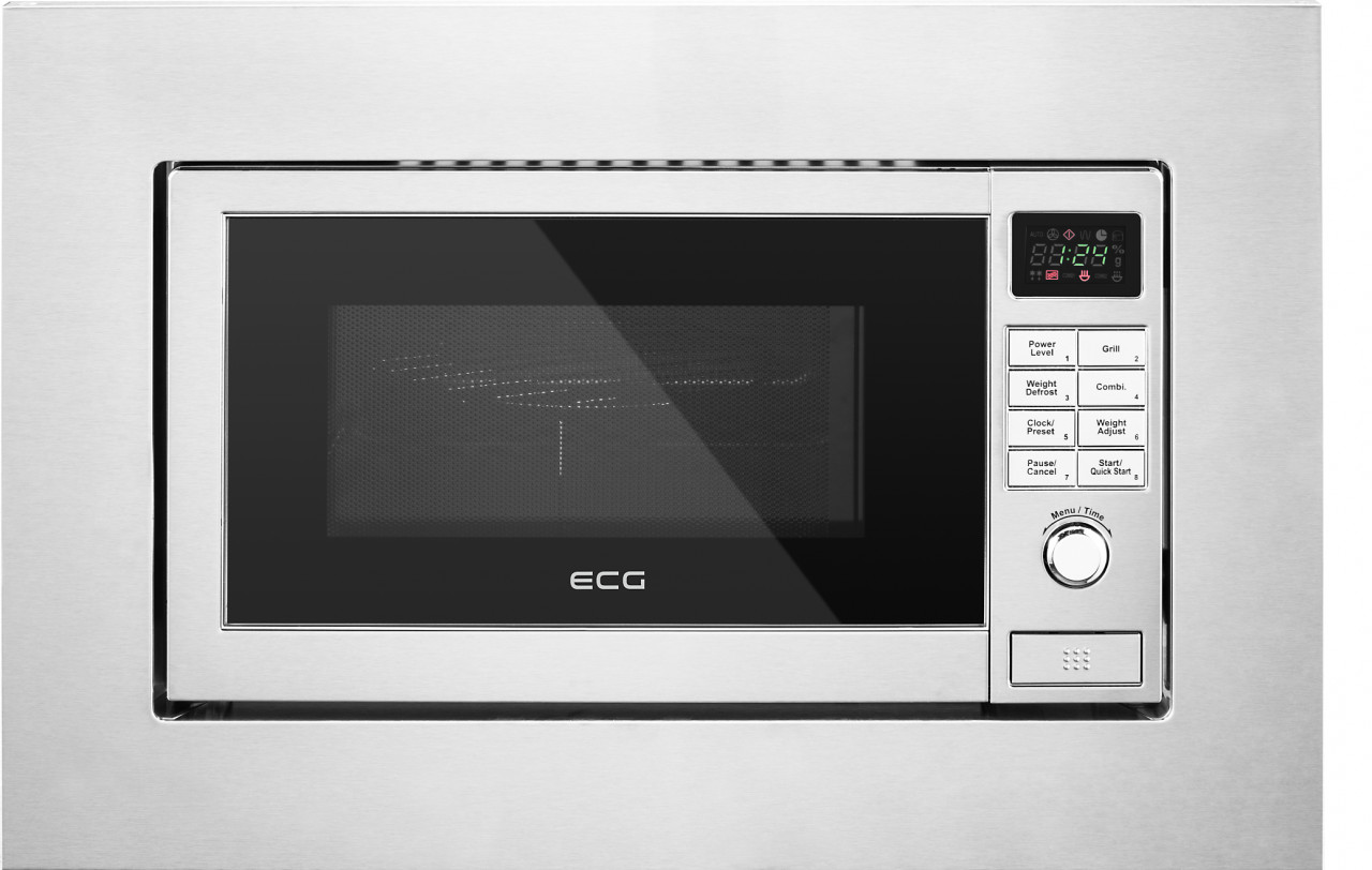 Cuptor cu microunde incorporabil ecg mtd 2081 vgss, 20 litri, 1200 w, 5