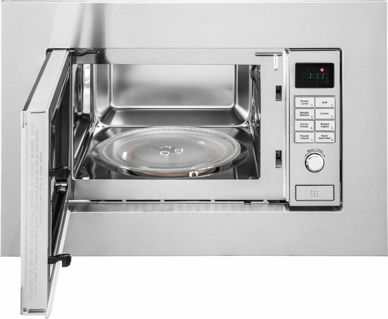 Cuptor cu microunde incorporabil ecg mtd 2081 vgss, 20 litri, 1200 w, 5