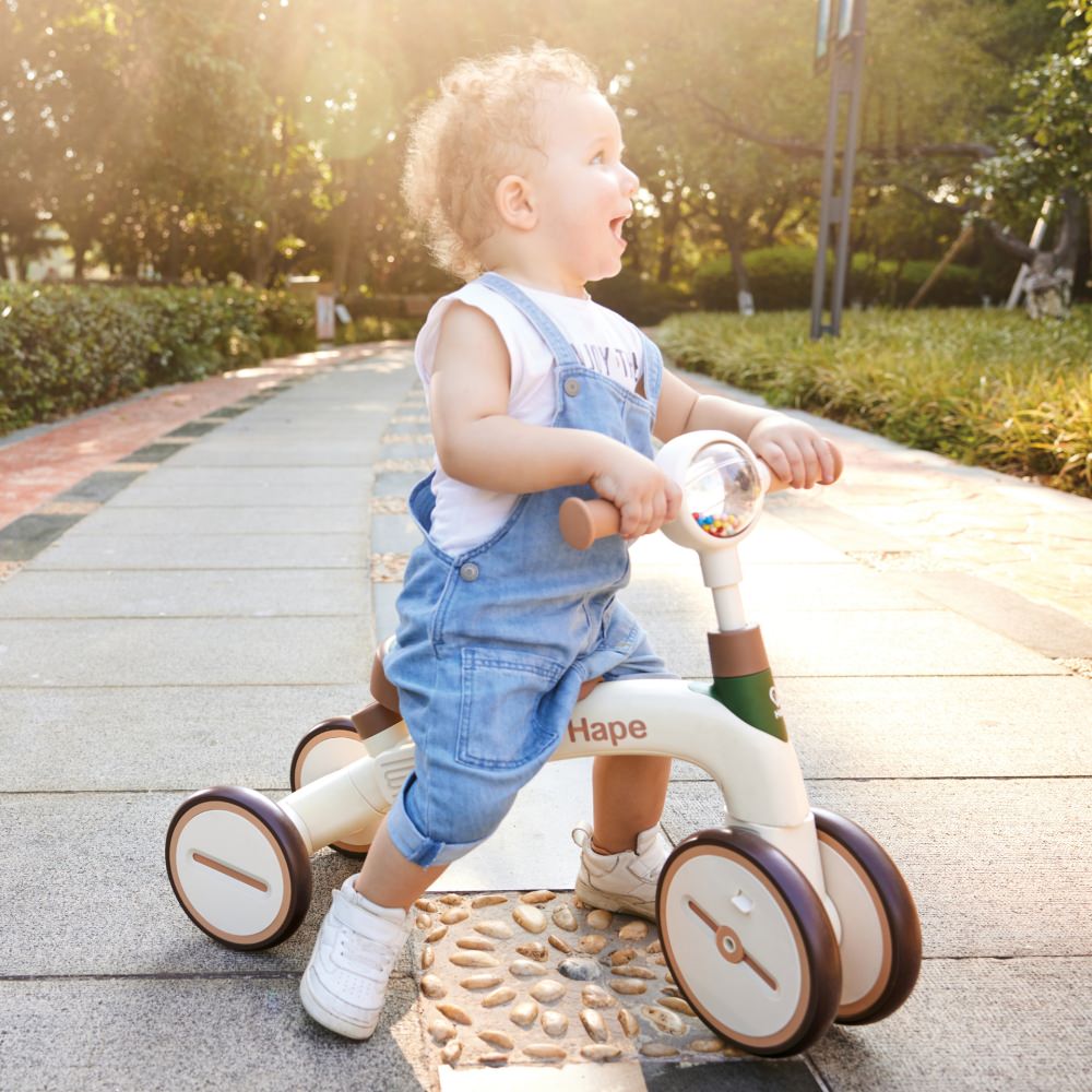 Tricicleta pentru copii cu maner hape step by step