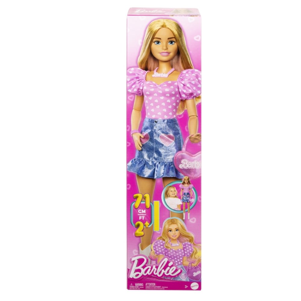 Papusa barbie blonda 71 cm