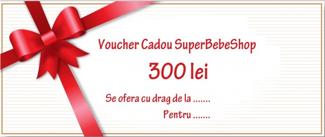 Voucher cadou 300 lei