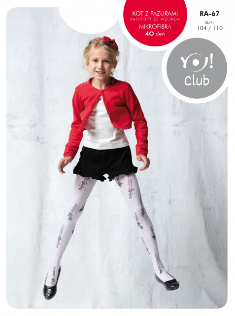 Dres 40 den cu pisicute (culoare: bleumarine, marimi dresuri: 6-9 luni ↔ 6-12