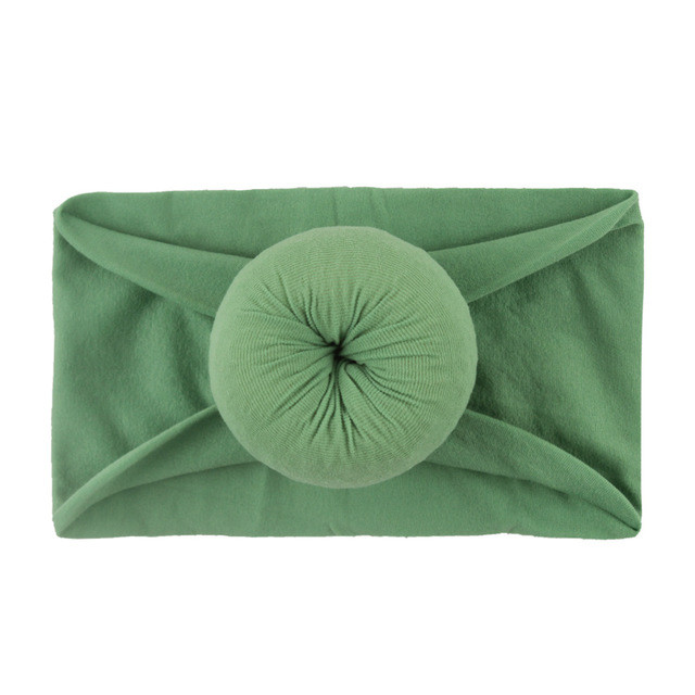 Bentita turban lata (marime disponibila: 0-12 luni, culoare: galben mustar)