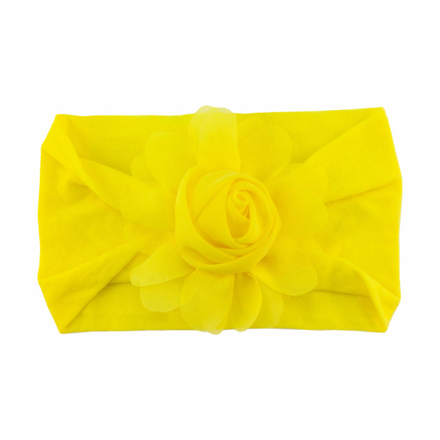 Bentita lata cu trandafiras (marime disponibila: 0-12 luni, culoare: verde neon)