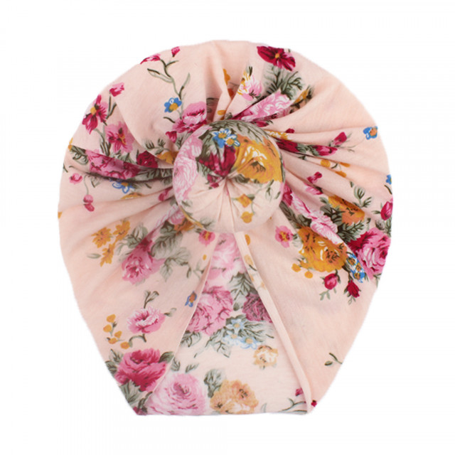 Caciulita tip turban viu colorata (marime disponibila: 6-9 luni (marimea 19