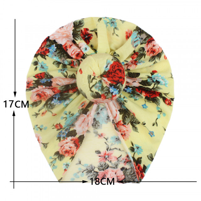 Caciulita tip turban viu colorata (marime disponibila: 6-9 luni (marimea 19