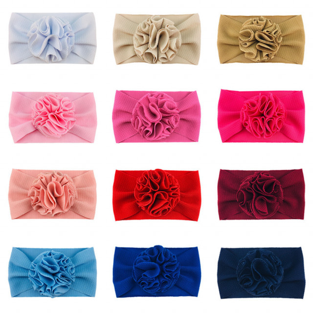 Bentita lata cu floare in diverse culori (marime disponibila: 6-12 luni