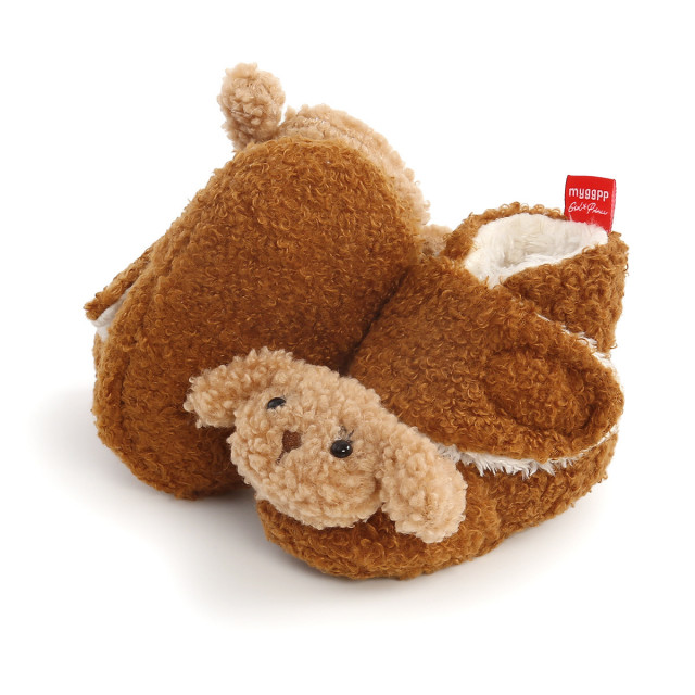 Cizmulite imblanite maro - oita (marime disponibila: 3-6 luni (marimea 18