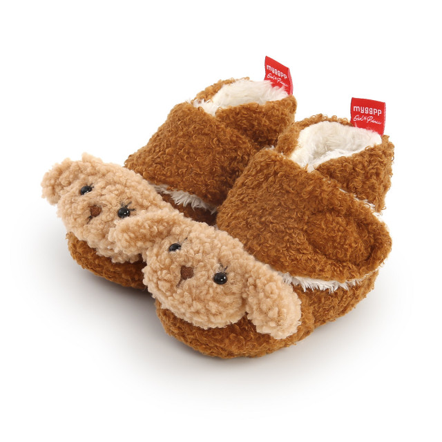 Cizmulite imblanite maro - oita (marime disponibila: 3-6 luni (marimea 18