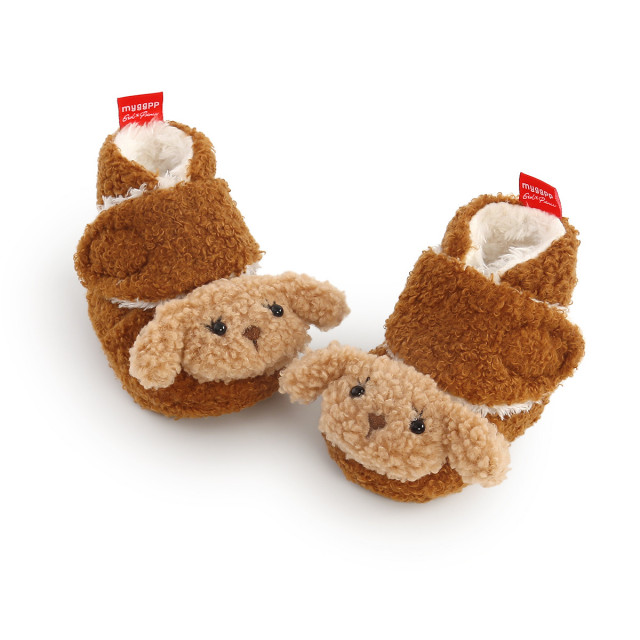 Cizmulite imblanite maro - oita (marime disponibila: 3-6 luni (marimea 18