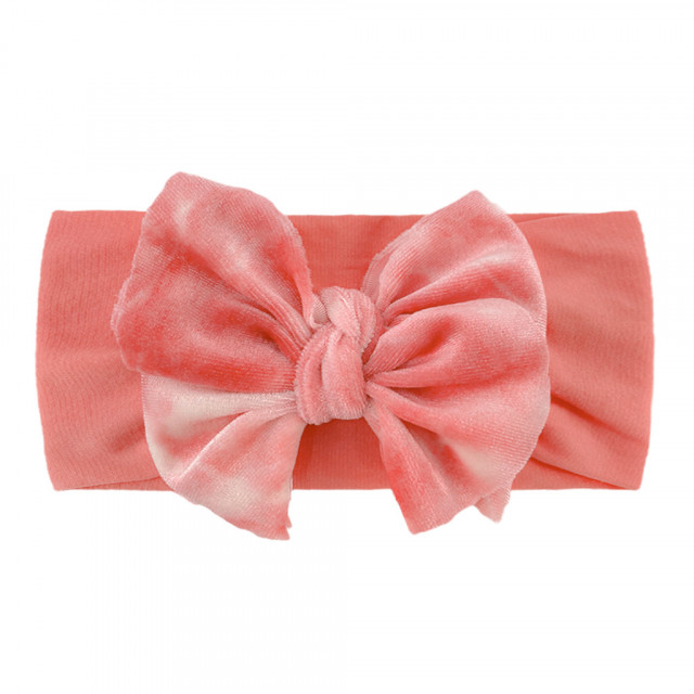 Bentita lata cu fundita din catifea (marime disponibila: 0-12 luni, culoare: