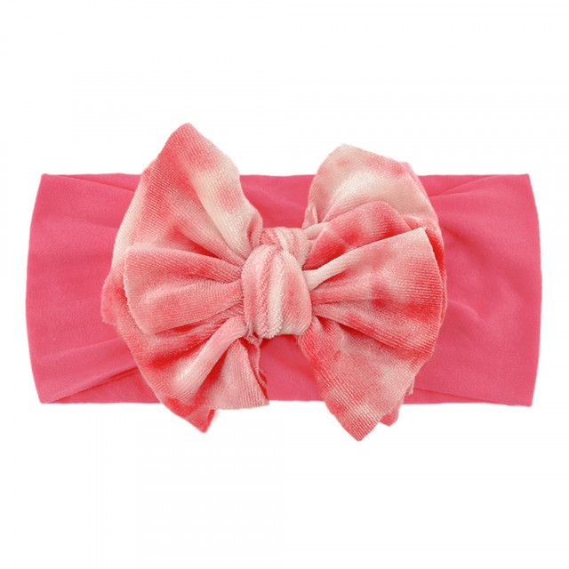 Bentita lata cu fundita din catifea (marime disponibila: 0-12 luni, culoare: