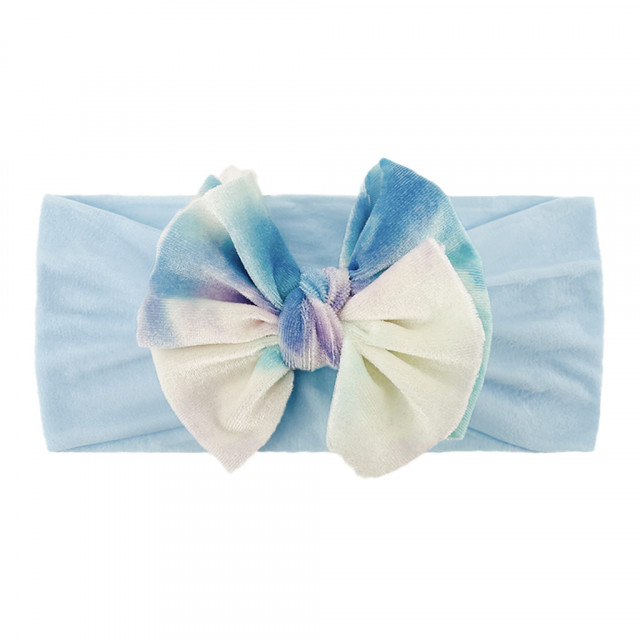 Bentita lata cu fundita din catifea (marime disponibila: 0-12 luni, culoare: