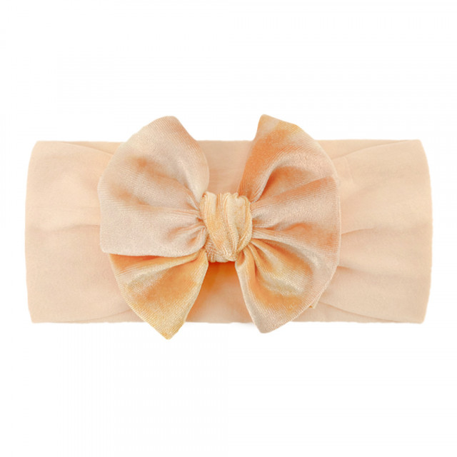 Bentita lata cu fundita din catifea (marime disponibila: 0-12 luni, culoare: