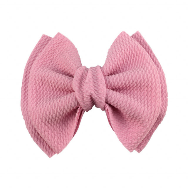 Clama pentru fetite - fundita (culoare: roz ciclamen)