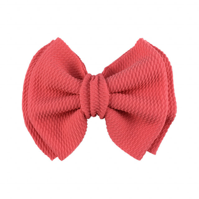 Clama pentru fetite - fundita (culoare: roz ciclamen)