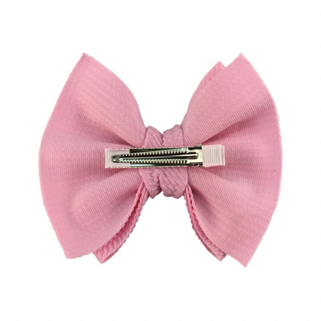 Clama pentru fetite - fundita (culoare: roz ciclamen)