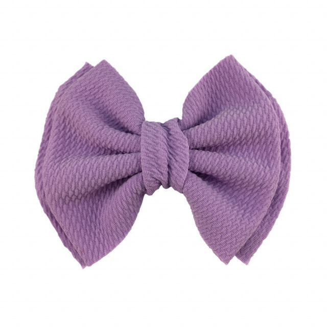 Clama pentru fetite - fundita (culoare: roz ciclamen)