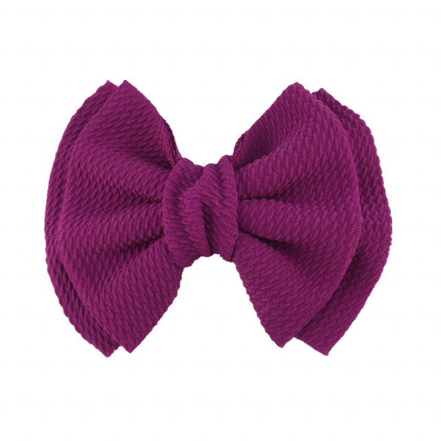 Clama pentru fetite - fundita (culoare: roz ciclamen)